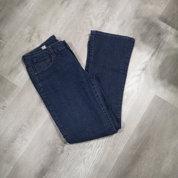 Bluenotes Ladies Size 31/30 Skinny Flare Carly Medium/Dark Wash Blue Jeans - Picture 10 of 14